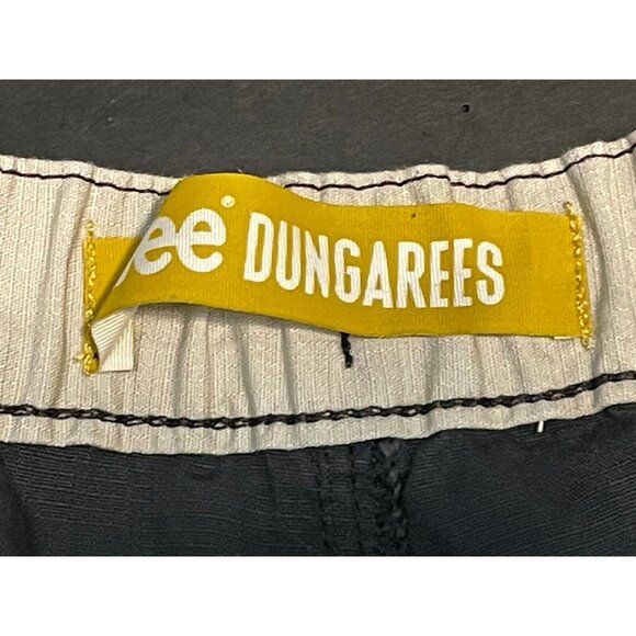 Lee Dungarees shorts mens 43 x 9 high rise drawstrings gray - Picture 4 of 12